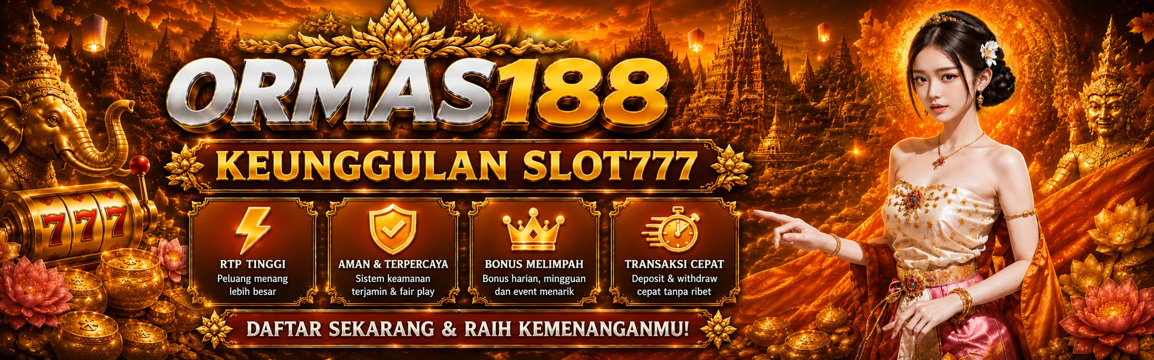 keunggulan situs slot777 ormas188